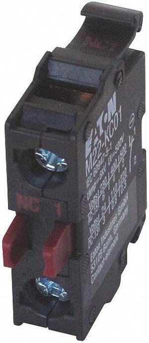 EATON M22-KC01 Contact Block,Enclosed Pushbutton Only
