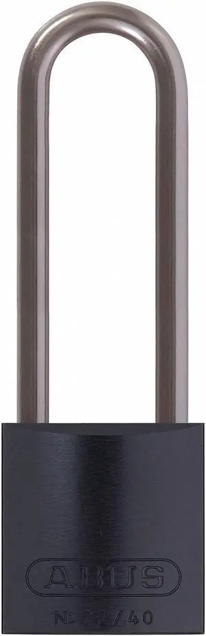 Abus Lockout Padlock,KA,Black,1-1/2"H  72 HB/40-75 KA Black
