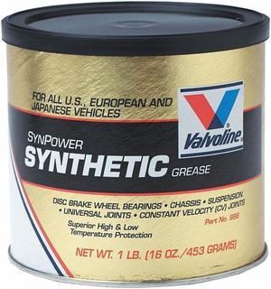 Valvoline Synthetic Grease, 1 lb., Tub, Dark Gray/Buttery 1 lb. VV986