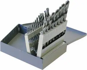 CHICAGO-LATROBE 43639 21pc. HSS 135 Degrees Drill Bit Set
