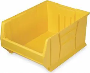 QUANTUM STORAGE SYSTEMS QUS975YL Storage Bin, Polypropylene/Polyethylene,