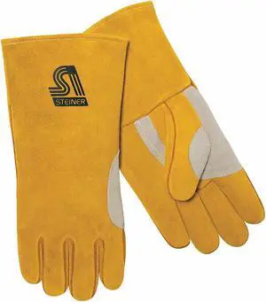 STEINER 021NT-L Welding Gloves,Stick,Ergonomic Offset,PR