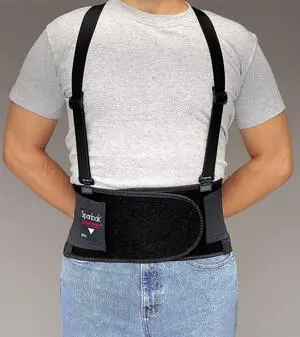 Back Support, Breathable, Suspender, M