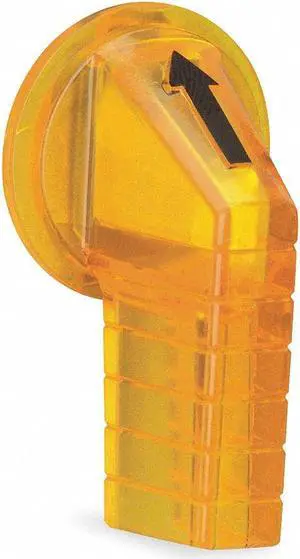 SCHNEIDER ELECTRIC 9001A24 Switch Knob,Extended Lever,Amber,30mm
