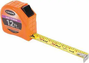 KESON PGTFD12V 12 ft Tape Measures, 5/8 in Blade