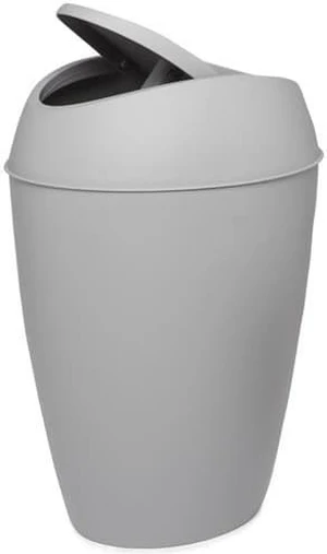 Umbra 1009613-918 2.2 gal Twirla Trash Can with Swing-Top Lid - Gray Umbra 1009613-918 2.2 gal Twirla Trash Can with Swing-Top Lid - Gray