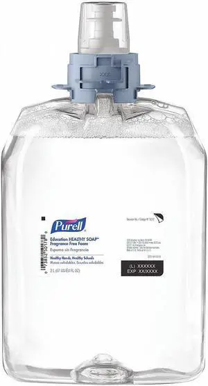Purell Unscented,  Foam,  Hand Soap,  2000mL,  Pump Bottle,  Purell,  PK 2
