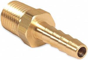 MI-T-M 23-0051 Hose Barb,1/4MP x 1/4 Std Brass