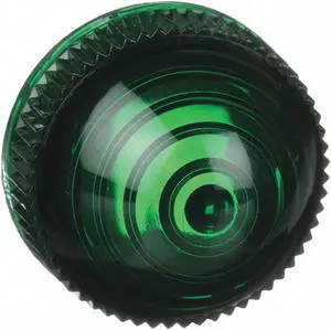 SCHNEIDER ELECTRIC 9001G9 Pilot Light Lens,30mm,Green,Plastic
