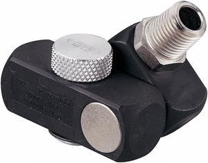 Air Line Connector, 2-1/2 In. L, Black