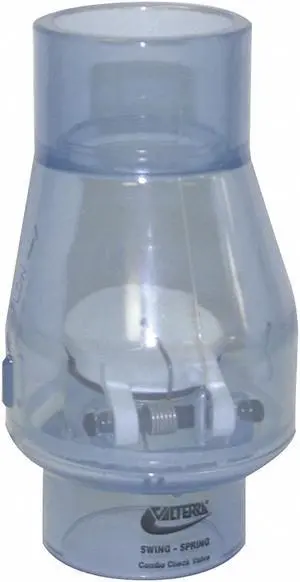 Valterra 200-C15 1.5" Slip PVC Swing/Spring Combination Check Valve