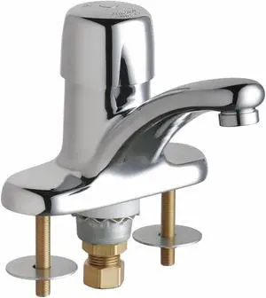 Lavatory Faucet, 1H Handle, Push