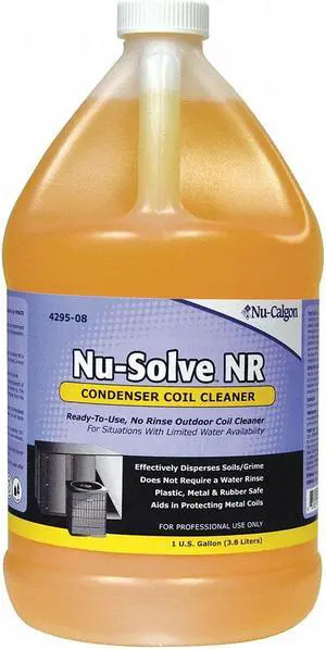 Nu-Calgon Condenser Coil Cleaner,1 gal.,Orange  4295-08