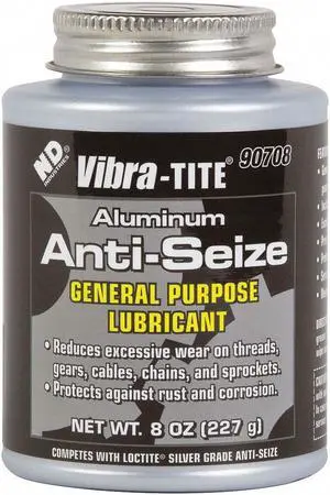 Aluminum,  Anti-Seize Compound,  -65°F,  1800°F,  8 oz.,  Brush-Top Can