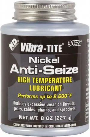 Nickel,  Anti-Seize Compound,  -65°F,  2600°F,  8 oz.,  Brush-Top Can