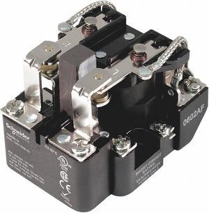 SCHNEIDER ELECTRIC 199X-12 Open Power Relay, 8 Pin, 12VDC, DPDT, Coil Rating: