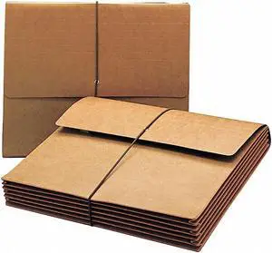 Universal 1 Pocket 11 Pt. Stock Expandable File, Redrope 11 Pt. Stock UNV13090