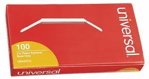 Universal Office Products Paper File Fastener, 2 in. Capacity, PK100 UNV81012