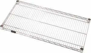 Quantum Storage 1848S Wire Shelf, Stainless - 18 x 48 in.