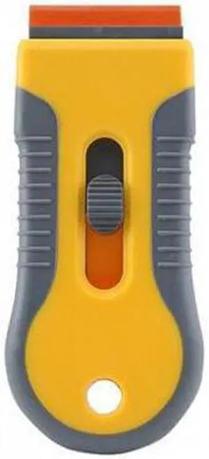 BESBEST 218 Glass Cleaning Tool Blade - Yellow Yellow Casing + Plastic Blade