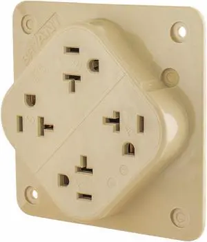BRYANT 21254I 20A Quad Receptacle 125VAC 5-20R IV