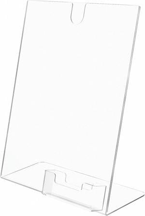 DEFLECTO 590601GR Sign and Business Card Holder,8-1/2x11