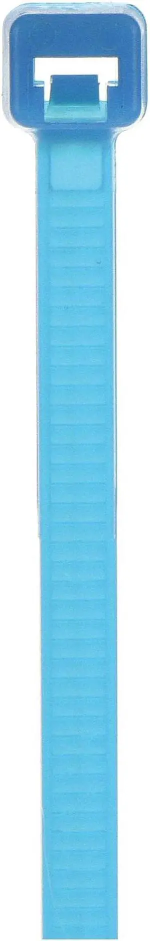 PANDUIT PLT2S-C76 Cable Tie, 7-1/2 in L, 2 in Max Bundle Dia., Blue, Tefzel, 50