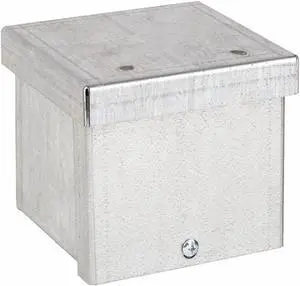 Wiegmann Enclosure Silver Galvanized  Includes Screws RSC121204GNK