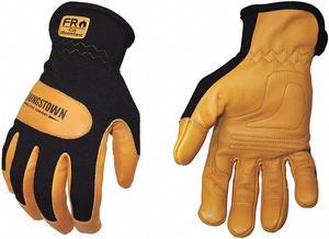 YOUNGSTOWN GLOVE CO 12-3270-80-L Mechanics Gloves, L, Black/Tan, Nomex(R)