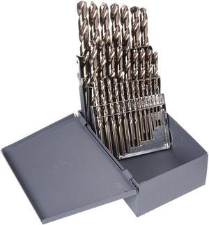 CHICAGO-LATROBE 47796 29PC 135 Degree Heavy-Duty Cobalt Jobber Length Drill Set