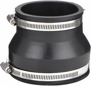ZORO SELECT 1070-66 Flexible Coupling,For Pipe Size 6" x 6"