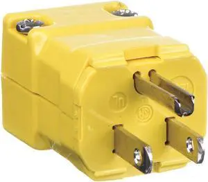 HUBBELL HBL52CM66V 3 Wire Industrial Straight Blade Plug 125VAC 15A