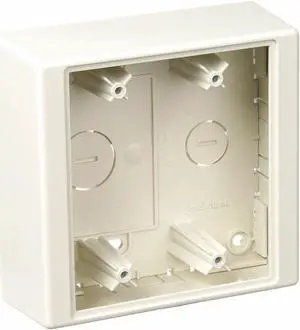 Hubbell Wiring Device-Kellems Deep Device Box,White,PVC,Boxes  PT12TGB