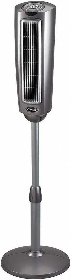 Pedestal Tower Fan, 52-1/2 In. H, 120V