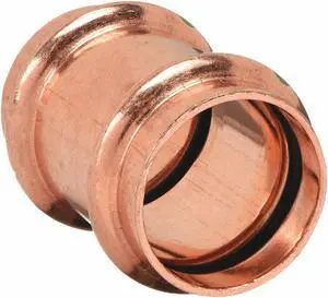 Viega ProPress 2915.3 Copper Slip Coupling Without Stop, 1-1/4"