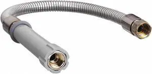 T&S BRASS B-0020-H Hose, Stainless Steel, 3/4-14, 20 In L