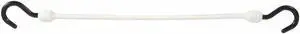 THE BETTER BUNGEE BBC18NW Bungee Cord,white,18 in. L,1-1/2 in. W