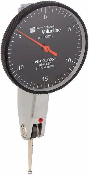 TESA BROWN & SHARPE 01889023 Dial Test Indicator,0.0004 in.