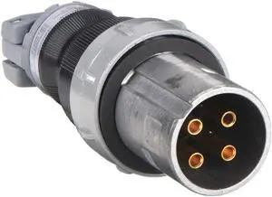 HUBBELL WIRING DEVICE-KELLEMS HBL560PS1W Pin & Sleeve Plug, 60 A, 600V AC,