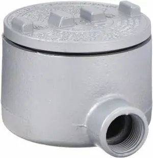 APPLETON ELECTRIC GRLB50 Conduit Outlet Body,LB,1/2 In.