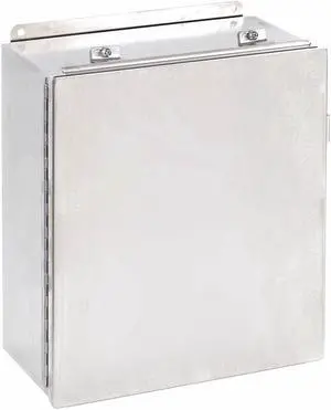 WIEGMANN BN4161406CHSS Screws and Clamps Electrical Enclosures, 16 in H, 6 in