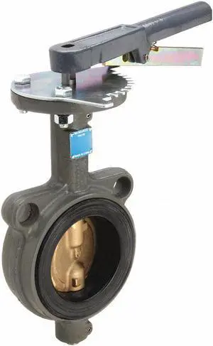 MILWAUKEE VALVE CW223E 3 Butterfly Valve,Wafer,3 In,Cast Iron