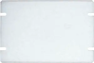 RACO 844 Box Cover, Square Box Type, 2 Gang, Galvanized Steel, Blank Cover Type