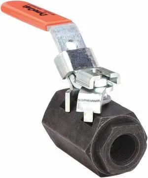 DYNAQUIP CONTROLS VLE2.AK0P 1 1" FNPT Carbon Steel Ball Valve Inline