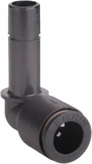 LEGRIS 3182 04 06 Push-Fit Elbow Fitting, 4mm Tube Size, Fiberglass-Reinforced