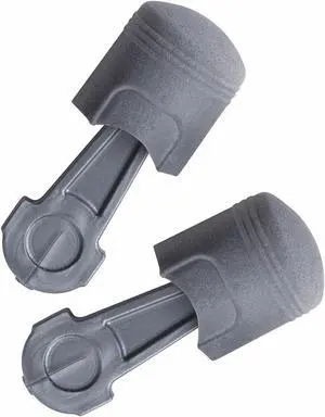 3M 93401 Disposable Uncorded Ear Plugs, Pod Shape, 29 dB, 100 Pairs, Silver