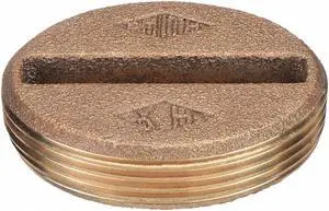 JAY R. SMITH MFG. CO 4470T03 3" Pipe Dia. Cast Bronze Plug Cleanouts