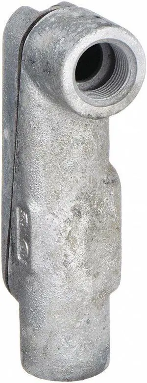 HUBBELL KILLARK MOLBD-1M Conduit Outlet Body,LB,1/2 In.