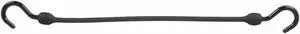 THE BETTER BUNGEE BBC18NBK Bungee Cord,Black,18 in. L,1-1/2 in. W