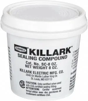 HUBBELL KILLARK SC-8OZ Sealing Compound,8 Oz